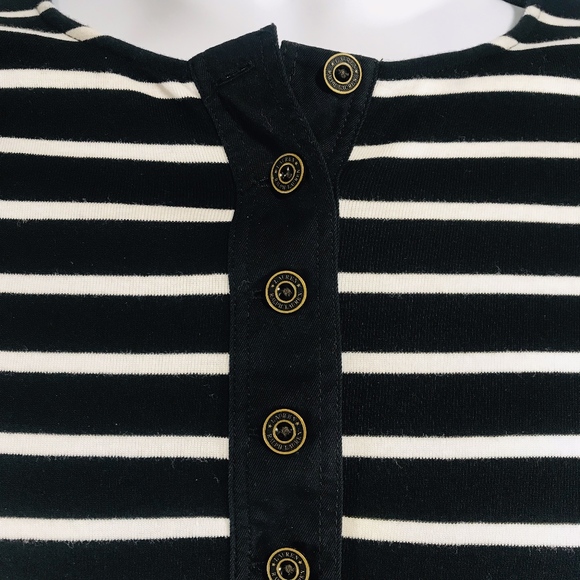 LRL Ralph Lauren Top Womens Medium Black White - Picture 4 of 8